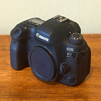 Canon EOS 6D Mark II 26.2MP Digital SLR Camera Body Only Black