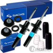 2x SACHS STOßDÄMPFER + DOMLAGER + PROTECTION KIT VORNE für VW GOLF 5 6 PASSAT 3C