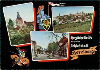 Ansichtskarte Schloßstadt Bensberg  (9967)