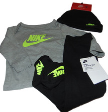  NWT Boys NIKE 3-Piece Outfit Set Size 9 Months Super Cute FS: 