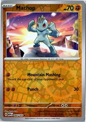 Machop 066/165 Scarlet & Violet 151 Reverse Holo Common