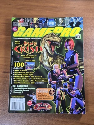 Gamepro Magazine Issue 132 September 1999 Dino Crisis w/ Poster