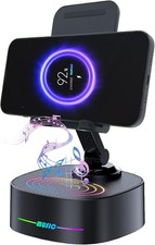 Bluetooth Speaker with Wireless Charging and Cell Phone Stand,Best Speaker Stand