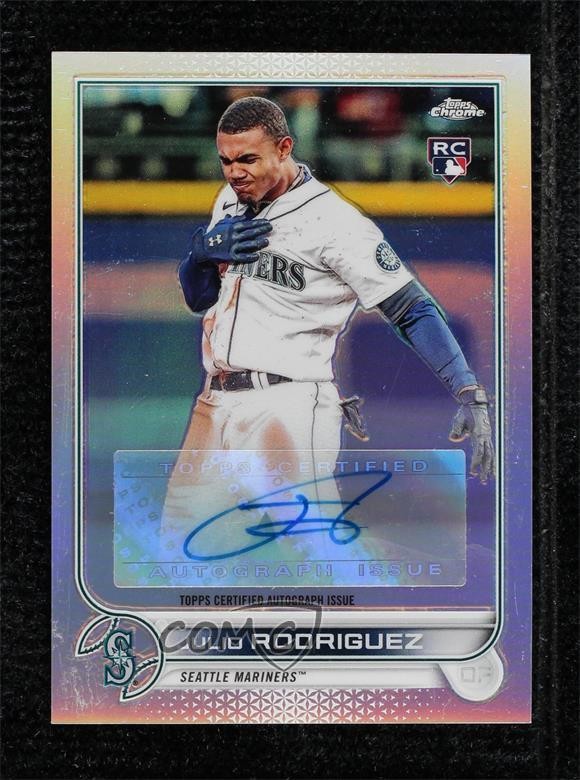 2022 Topps Chrome Update Auto Julio Rodriguez #AC-JRO Rookie Auto RC