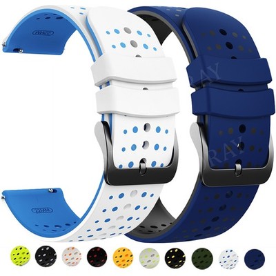 Silikon Armband Ersatz Für Samsung Huawei Watch GT 6 5 Pro GT4 GT3 2e 42 46 48mm