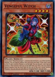 Vengeful Witch DOOD-EN004 Doom of Dimensions Super Rare 1st Edition