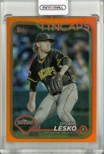 2024 Topps Pro Debut Dylan Lesko Orange Refractors 9/25 San Diego Padres