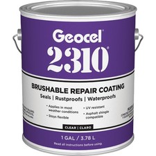 Geocel 2310 Clear 1 Gal. Tripolymer Brushable Repair Sealant Coating GC65300