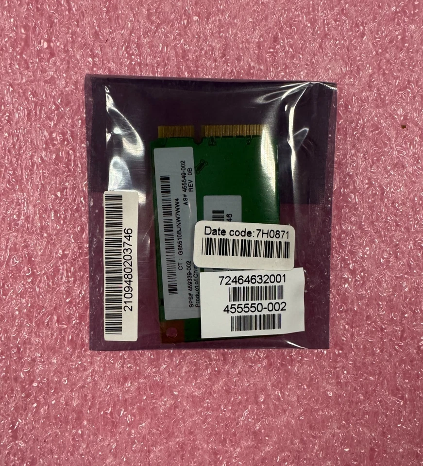 VINTAGE & NEW  HP & COMPAQ CQ50 802.11g Wireless LAN Card 459339-002 - Image 4 of 4