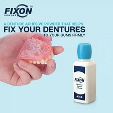 Fixon Denture Adhesive powder - 15 gm (pack of 6) ICPA SF/