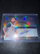 Justin Champagnie 2024-25 Panini Select Signature Selections Auto Wizards