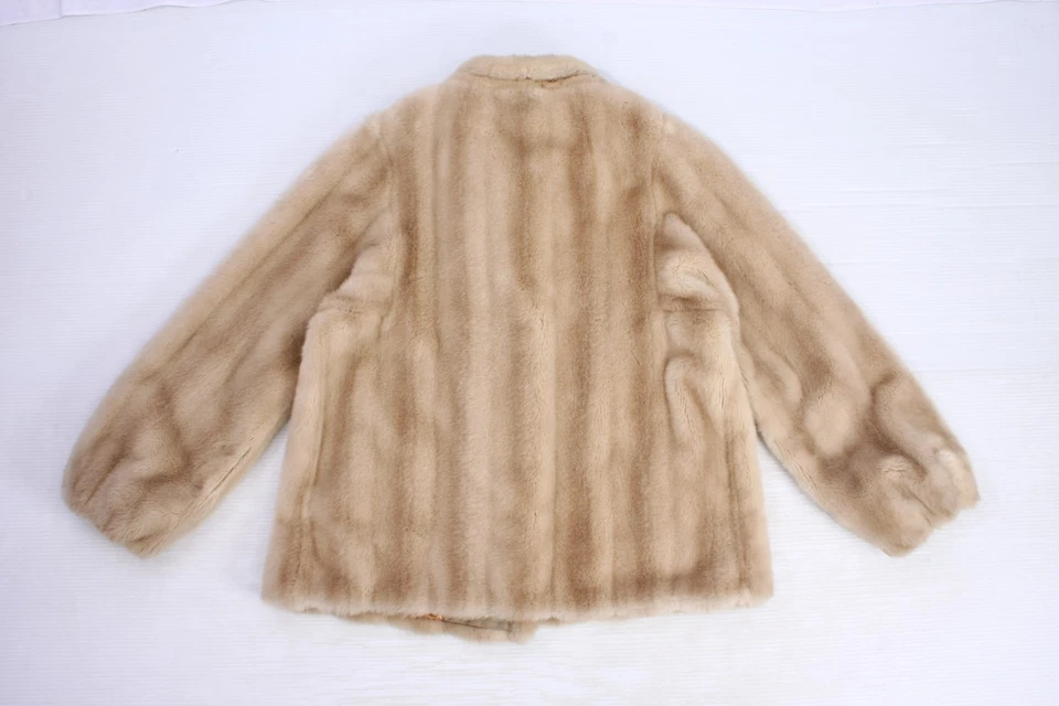 Abrigo de piel sintética vintage Tissavel Francia Country Pacer rubio tostado años 60 70 Foto 4 de 4