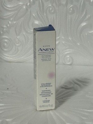 AVON Anew Hydra 0.5 oz Fusion De-Puffing Eye Serum Hyaluronic Acid 15ml NEW