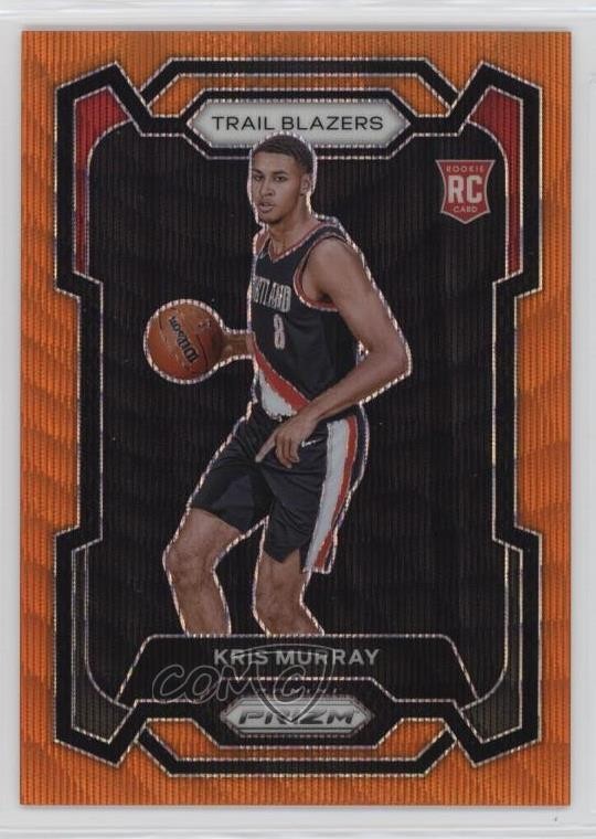 2023-24 Panini Prizm Orange Wave Prizm /60 Kris Murray #142 Rookie RC