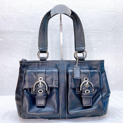 Coach Soho Leather Pocket Tote 8A09 Bag for sale online | eBay