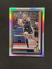 BRITTNEY SYKES 2025 Panini WNBA Donruss SILVER HOLO PRIZM Washington Mystics #41