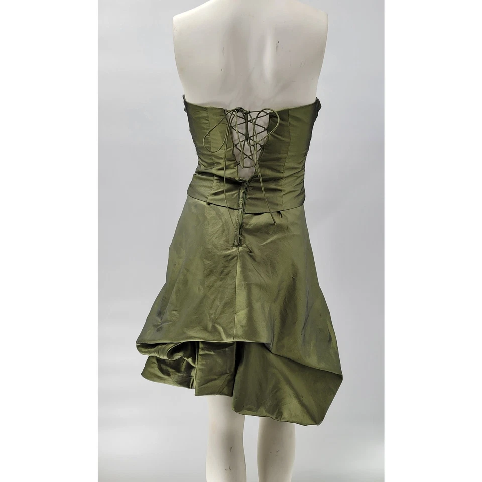 Vestido de fiesta vintage Zum Zum 7/8 verde hada caprichoso dobladillo burbuja falda Foto 4 de 4