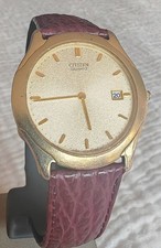 Beautiful Citizen Quartz Watch with Gold Dial 