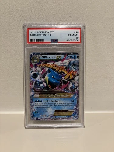 PSA 10 Pokemon TCG  2014 M Blastoise EX XY Base Set Holo Card 30/146 Ultra Rare