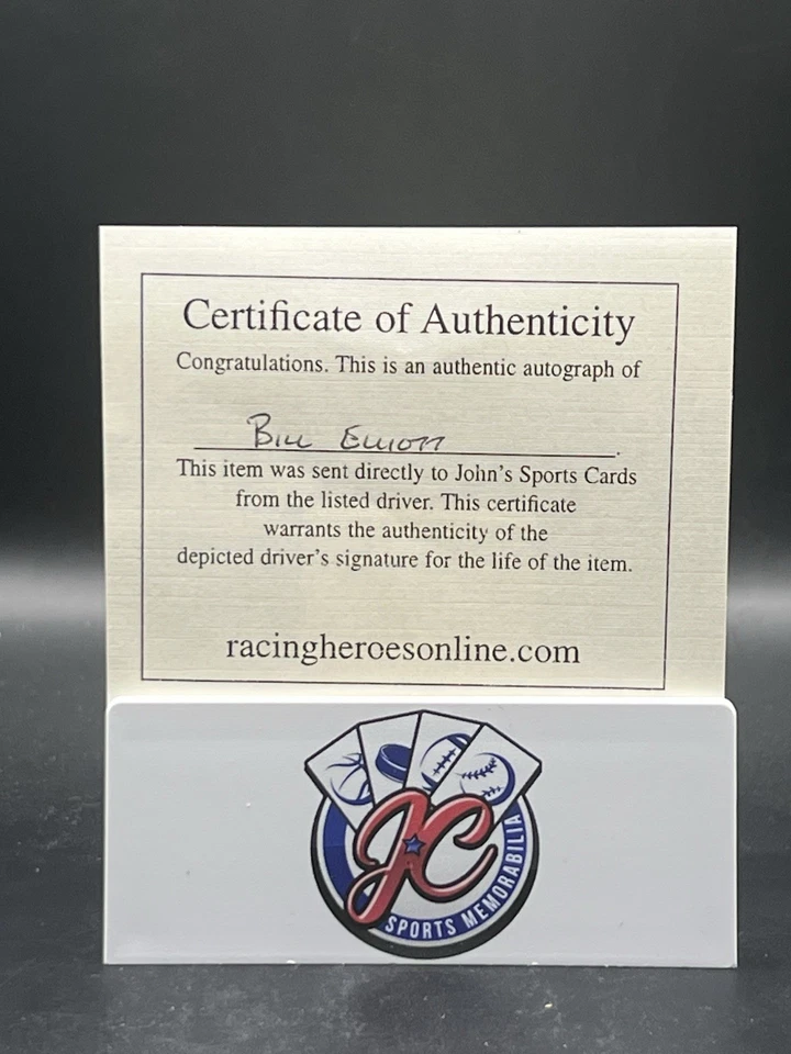 BILL ELLIOTT 1995 Action Packed Auto - WINSTON CUP '94 TOP TEN Racing Card #68 - Image 3 of 4