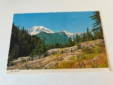 Mt Rainier Glacier Vista Mount Rainier National Park Continental Postcard