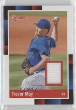 2022 Panini Donruss Retro 1988 Materials Trevor May #R88M-TM 0nr3