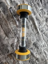 Rare 5 LB Shake Weight Pro (As Seen on TV) Black Clear & Yellow Hand Weight Tone