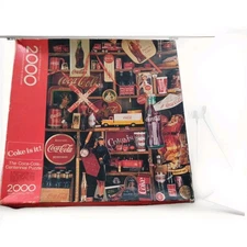Hallmark Springbok Puzzle Coca-Cola Coke Is It 2000 Piece Jigsaw 1986 NEW SEALED