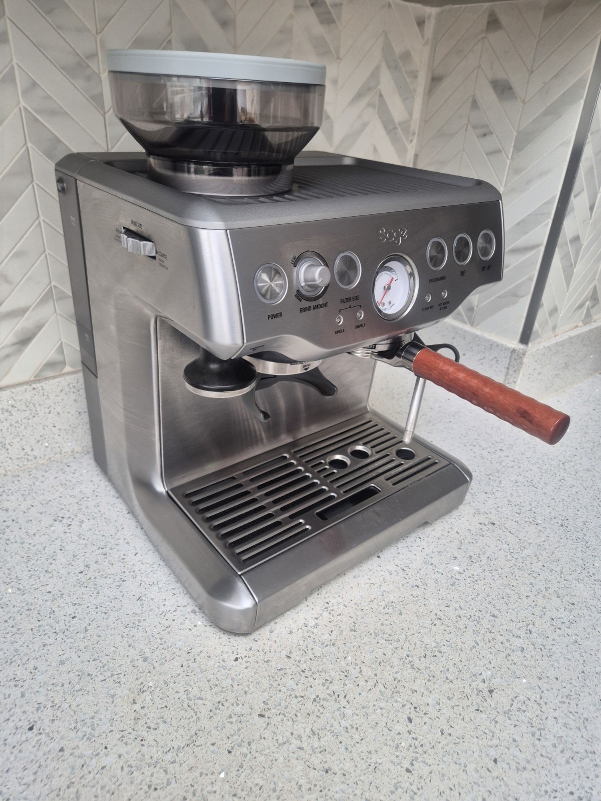 Sage The Barista Express BES875UK - Macchina da Caffè foto 3