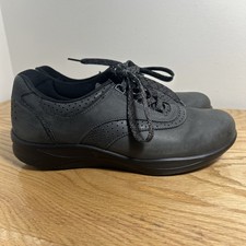 SAS Walk Easy Walking Shoes Sneakers Women’s 8 N Made In USA Comfort Leather