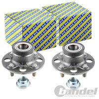 2X Snr RADLAGER-SATZ Hinten Passend FÜR Honda Jazz Links+Rechts