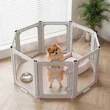 Acrylic Dog Playpen Indoor Dog Play Pen Indoors 24" H Clear Puppy Playpen