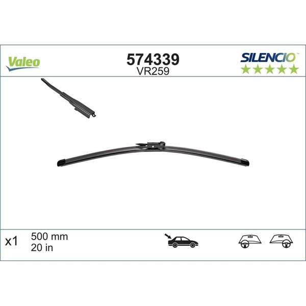 Wischblatt Valeo 574339 FüR Opel Ford Insignia A Mondeo V-image