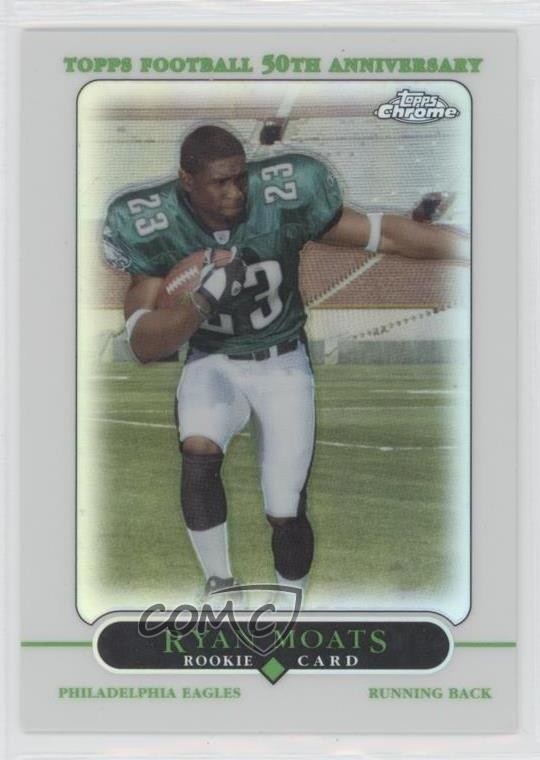 2005 Topps Chrome Refractor Ryan Moats #184 Rookie RC 07rd
