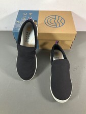 Vionic Beach Marshall Men's Size 8 Black Canvas Slip-On Casual Shoes H9367F1001