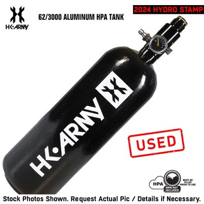 #ad CLEARANCE USED HK Army 62 3000 Compressed Air HPA Paintball Tank Black $44.00