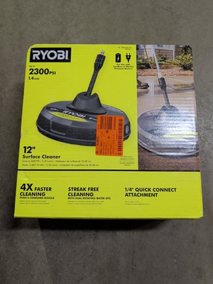 #ad #ad RYOBI RY31012 12 inch 2300 PSI Electric Pressure Washers Surface Cleaner New $28.00