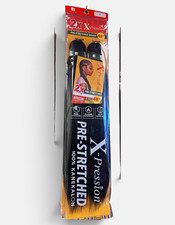 Sensationnel X-Pression Pre-Stretched Kanekalon Braid 48in 1 Black 2X