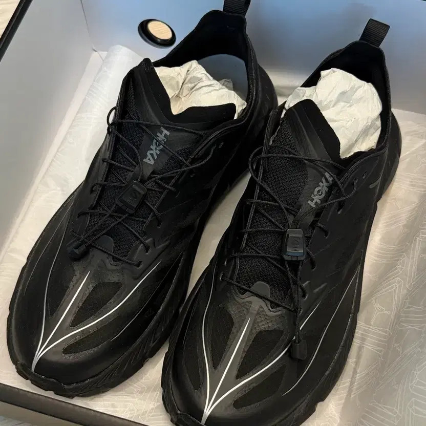 Hoka Mafate 4 Running Shoes New Black Size 280