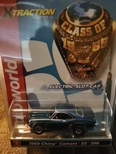 Auto World X Traction Class Of  1969 Blue  Camero SS 396 HO SLOT CAR