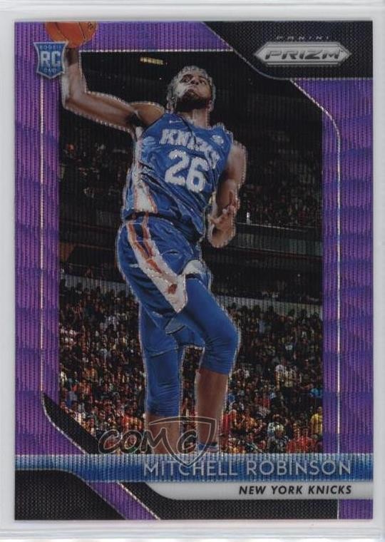 2018-19 Panini Prizm Purple Wave Prizm Mitchell Robinson #227 t1s