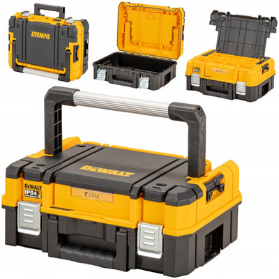 DeWalt 27L/30kg Werkzeugbox, Werkzeugkiste IP54 Schutz, TSTAK I (DWST83344-1)