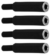 6mm Stereo Jack Connector Female 1/4 TRS 4 Pack 6.35mm 4 Piece Audio Jacks