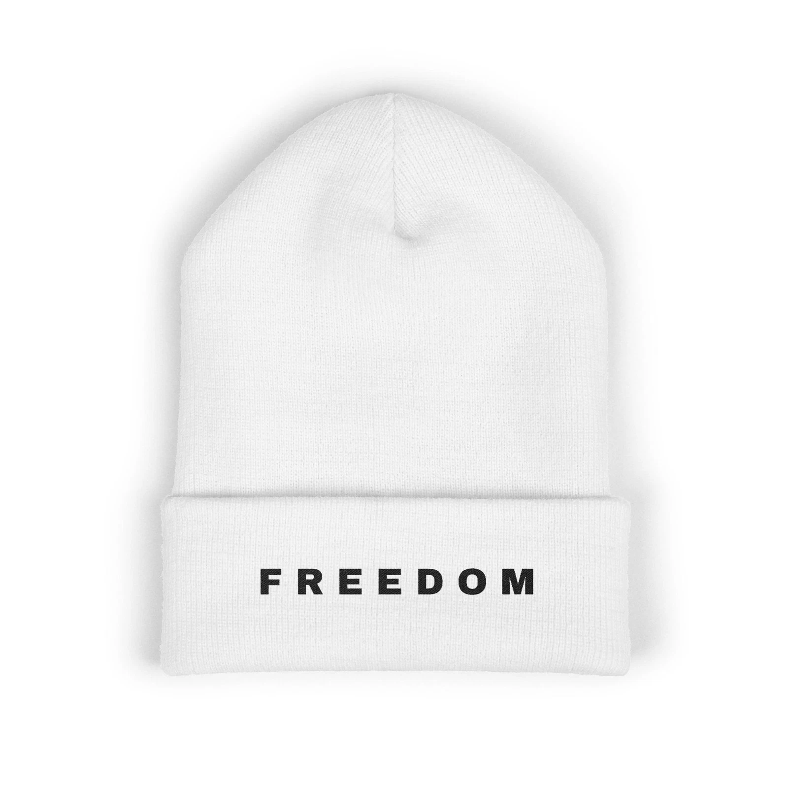 Charlie Kirk Freedom Embroidered Beanie Hat