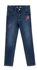 Wonder Nation Girls Fashion Jegging Medium Enzyme-Floral Embroidery Sz XL 14-16 