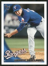 2010 Topps #593 Derek Holland Texas Rangers Baseball Card 35357