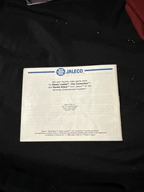 NES Robo Warrior Instruction Manual 