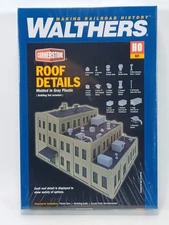 Walthers Cornerstone HO Scale Roof Details #933-3733 SEALED