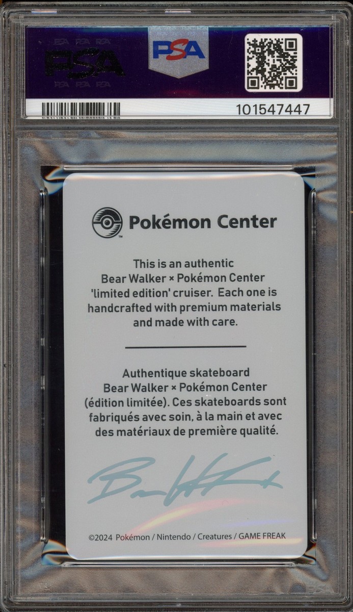 bear walker pokemon card Pokemon X Bearwalker Pikachu WC24 Honolulu Exclusive Serialized 737/750 PSA  10