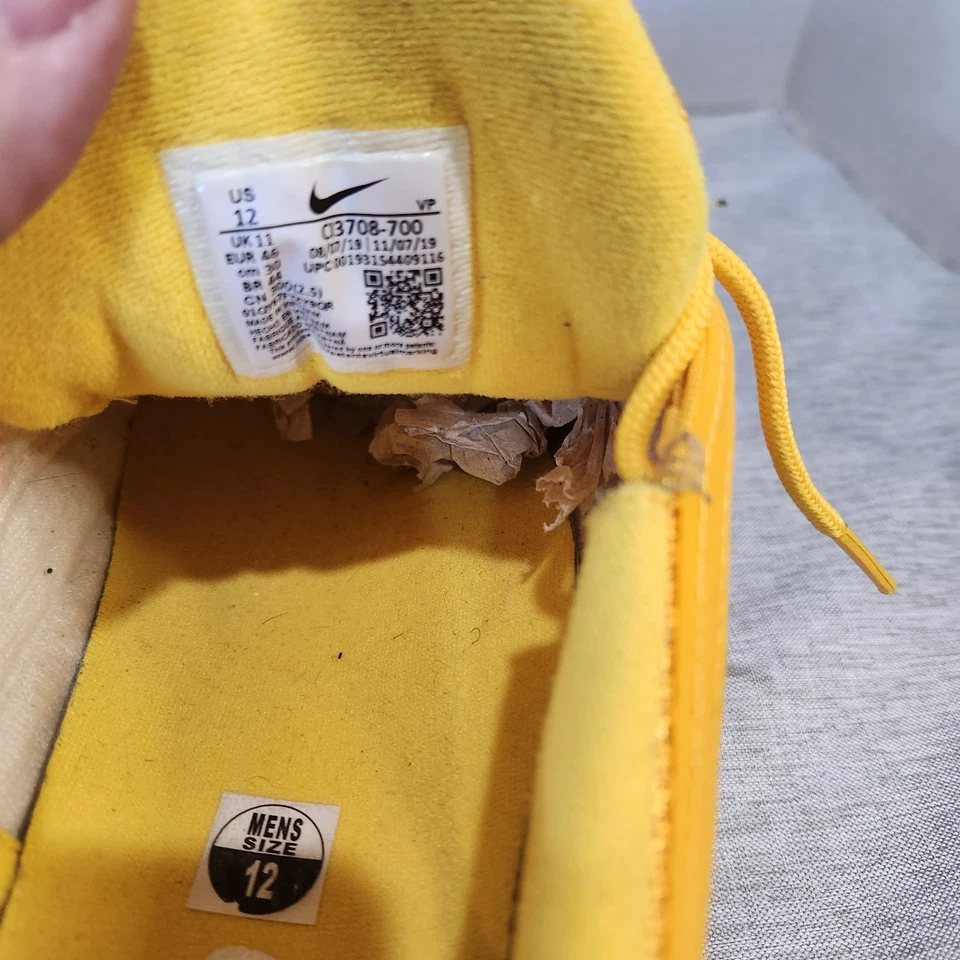 Nike Air Max 97 C13708-700 QS Olympic Rings Gold Yellow Sneakers Men's Size 12 - Image 4 of 4